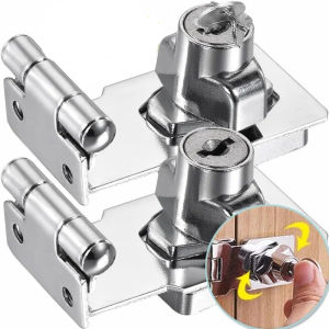 Locking Hasp Staple Keyed Hasp Locks Office Security Buckle Shed Cabinet Door Security Locker Drawer Latches Cupboard Padlock