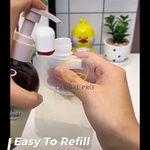 Refillable Travel Accessories for Shampoo Conditioner Lotion Soap Liquids FLIP CAP Reuseable Pouch Bekas Lotion Travel