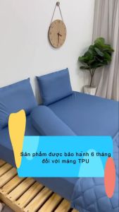 Ga chống thấm ga trải giường chống thấm nước cho bé sơ sinh và người già ga nệm 1m6 1m8 2m2 x 2m nhiều màu. GấuMẹ Store