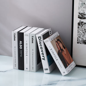 Luxurious Simulation Book Magazine Model Home Decorative Accessories Photography Props Simple Art Style Desktop Decoration