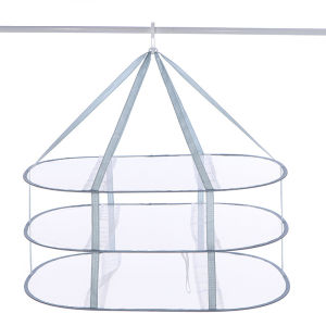 Folded Mesh Clothes Drying Net Rack Lay Flat Dry Hanger for Indoor Outdoor Delicates Towel Socks Swimsuit