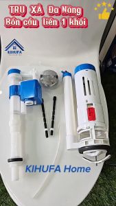 TRỤ XẢ NƯỚC ĐA NĂNG Cao Cấp tiết kiệm nước thay thế các loại Bồn Cầu LIỀN KHỐI - 1 KHỐI CX1K-FV27
