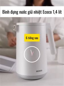 Bình đựng nước giữ nhiệt Ecoco 14 lít cao cấp mẫu mới QHs
