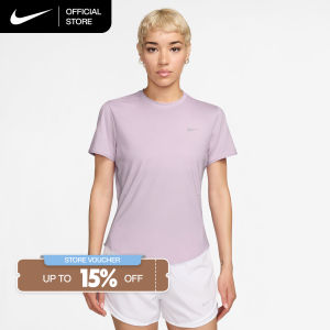 Nike Swift Womens Dri-FIT Short-Sleeve Running Top - Bleached Lilac [HM9699-583]