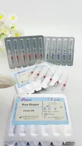 6Pcs/Box Dental Rise Shaper NiTi Files Blue Heat Activation File Dentistry Final Cleaning for Root Canal Preparation