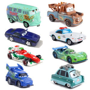Takara Tomy | Disney Pixar 3 Z Professor And Lightning McQueen Mater Jackson Storm Ramirez Alloy Car Model Alloy Childrens Toy Birthday Gifts