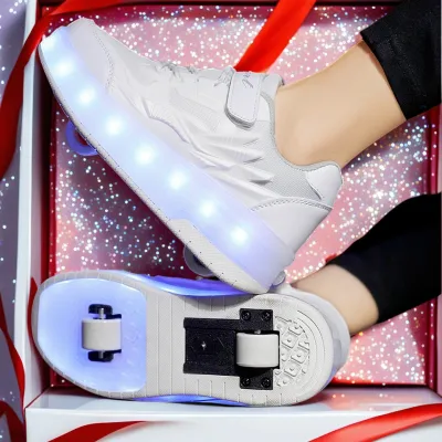 Invisible Flashing Wheels Roller Skates