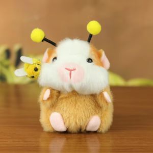 Birthday Gift Plush Toys Cute Guinea Pig Pendant Plush Doll Stuffed Animals Cartoon Kapibala Keychain Children Christmas Gifts