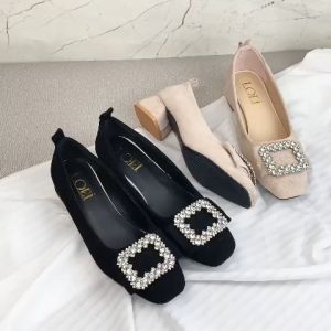 5015 Sepatu Heels Wanita Fashion Import Sepatu Pesta Kekinian Bisa COD (With Box)