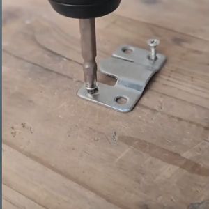 LD-C1250 Bracket Ambalan Plat Besi Gantungan Meja dan Pigura Bingkai Foto Type E / Braket E Wall