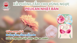 XÀ PHÒNG TẮM HỖ TRỢ MỤN Ở NGỰC PELICAN (70GR)