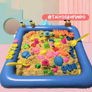 TAIYO Pasir Refill 500 GRAM Edukasi Sand Kreatif Colorful Warna Belajar Sensorik Motorik Mainan Anak