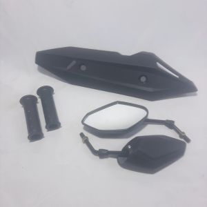 Handgrip Grips Fat Plus Spion Dan Tameng Knalpot Standar Motor Honda Vario 125 150 New Led Bisa Order Sepaket Atau Satuan