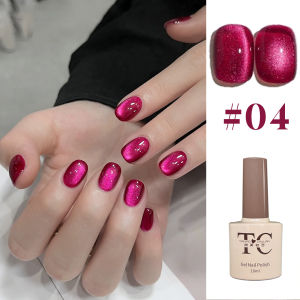1-6pcs TC Versatile Red Thread Pitaya Cat Eye Gel Nail Polish Summer New Temperament Whitening Glass Bead Nail Art Nail Supplies