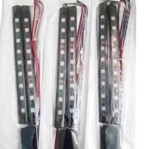 Lampu LED Strobo RGB 18 Mata 2PCS 15 cm 12 Volt untuk Mobil