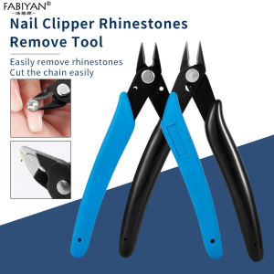 Nail Art Clipper Nail Accessories Rhinestone Jewelry Removal Clipper Chain Trim Tool Sewing Scissor Embedded Stainless Steel Nipper