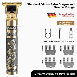 MONLEYTA | German Electric Hair Clipper Mens Oil Head Carving Home Use Shaving Tool Professional Barber Machine Self Haircut Device