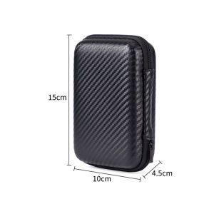 1/2pcs Portable Eva Storage Bag Zipper Pouch Mobile Phone Charger Protection Bag Mobile Hard Disk Bag U Disk Data Cable Storage