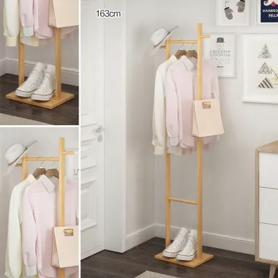 OME | Rotatable Full-length Dressing Mirror With Clothes Hanger