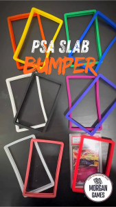 【Morgan Games】【Ready Stock】Soft TPU Pokemon Slab Guard – PSA Slab Bumper Protector | Soft Protection