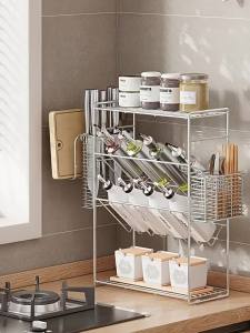 Corner Spice Organizer Shelf