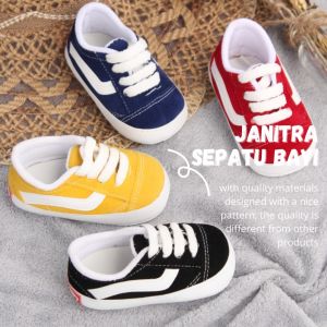 janitra sepatu anak bayi prewalker - sepatu baby newborn bayi belajar jalan dan merangkak - Ukuran 2-5 bulanan (EXPORT)