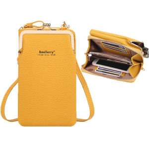 Huife Women Phone Wallet PU Leather Crossbody Shoulder Bag Cell Phone Purse Ladies Clutch