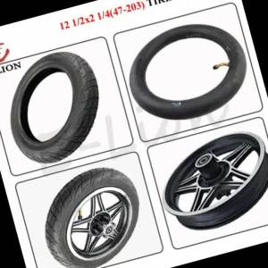 Lốp Xe 12 Inch 12 1/2x2 1/4 47-203 Có Săm Bên Trong Dành Cho Xe Đạp Điện Xe Chở Trẻ Em Xe Tay Ga Gấp - Phụ Kiện Xe Đạp
