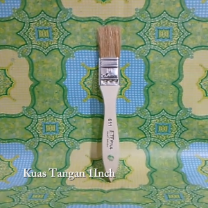 Kuas Tangan 1" Perlusin Tanpa Vernis 611 Merk Eterna