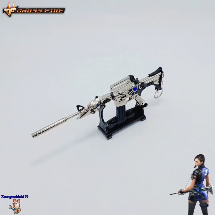 Mô hình trưng bày Đột Kích M4A1 - S Transformer kim loại 19cm