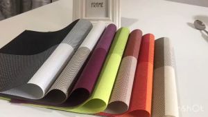 Tatakan Piring Bahan PVC Ringan Modern Higienis Dan Tahan Panas