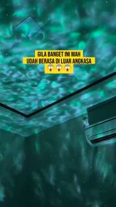 Bisa COD - Lampu Proyektor Langit Malam Berbintang Starry Projector Light Lampu Tidur Projector 2 in 1