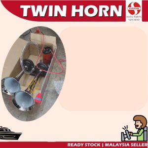 S2U Twin Horn Car Truck Motor Vehicle Siput Hon Kereta Lori Motosikal