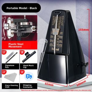 Mechanical Metronome for Violin Erhu General Purpose Piano Exam Grade Guzheng Guitar Traditional Chinese Instruments