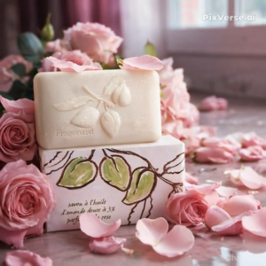 Fragonard Sweet Almond Oil and Rose French Marseille Soap by Senteurs de Provence since 2004