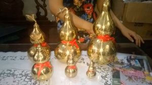 Hồ lô phong thủy bằng đồng-Nhiều cỡ