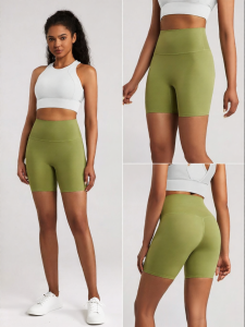 Antibacterial Soft High-waist Elastic Shorts