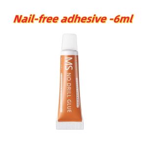 Transparent Heavy-Duty No-Nail Adhesive (with Mounting Pads) – Small Tube Precision Application High-Strength Metal Bonding Ba
