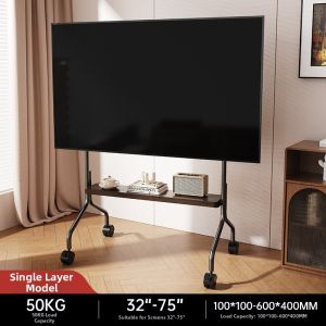 BESSGROUP | Movable TV Cart Stand 55/65/75 Inch