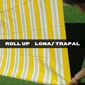TRAPAL WATERPROOF 4ftx6ft Stripe LONA TOLDA TRAPAL roll up roll down PVC 4ftx9ft 4ftx10 with ROPE PANG COVER SA TINDAHAN