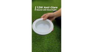 [1PC] Worthbuy 12W Anti Glare Round LED Ceiling Downlight LED Surface Panel Light Ceiling Lamp Recessed Downlight
