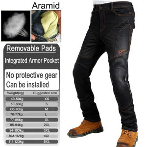 Summer Motorcycle Pants Men Aramid Mesh Riding Pants Motorbike Trousers with Armor Pockets Armor Not Included 032
