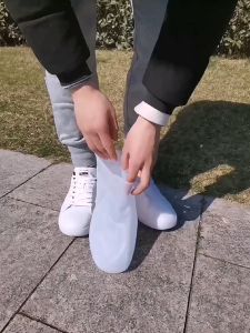 🇸🇬 Silicone Overshoes Waterproof Silicone Shoe Covers Reusable Non-Slip Overshoes Non-Slip Shoe Covers for Rain