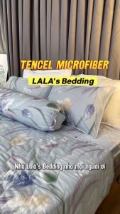 Bộ ga gối 4 món Rayon Microfiber Size 1m6x2m và 1m8x2m LALAs BEDDING Fullset Chuẩn 5 Sao [Không Chăn]