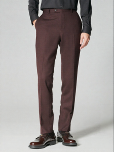 Formal Slim Fit Wool Trousers