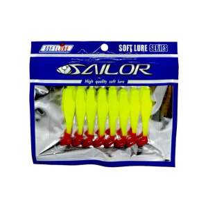 SOFTLURE 6cm Sailor Paddle Tail (1 Pack 8pcs) Umpan