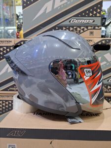 HELM ALV GENOS SOLID TERMURAH ORIGINAL SNI ( NO BLUETOOTH)