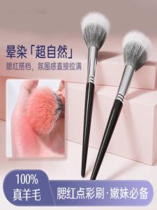 แบบพกพาขนาดใหญ่ นุ่ม แปรงผมแพะ Fine Tip แปรงเครื่องสําอางสําหรับ Blush Application จีน Chengshi แปรงแต่งหน้าผมสัตว์