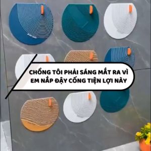 Nắp Đậy Thoát Nước Sàn Bằng Silicon Chống Tắc Nghẽn Miếng Bịt Cống Ngăn Mùi Hôi Chống Côn Trùng Trào Ngược Hiệu Quả TIDO TIDO