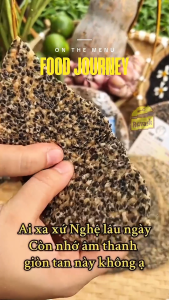 Bánh Đa Mè Đen Đô Lương Chưa Nướng HÀNG LOẠI 1 Thơm Giòn - Bánh Tráng Mè Đen Đặc Sản Nghệ An Vừng Nhiều - Bánh Đa Ruvask